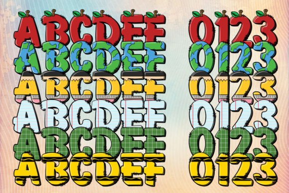 Back to School Font - Preview 1