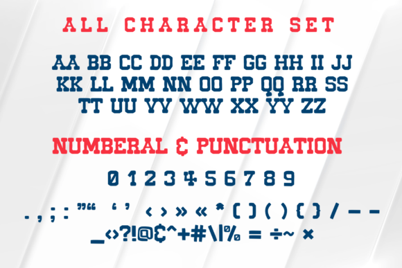 Baseball College Font - Preview 4