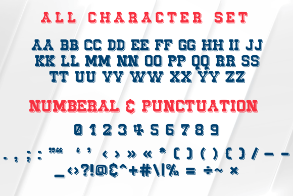 Baseball College Font - Preview 5
