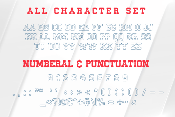 Baseball College Font - Preview 6