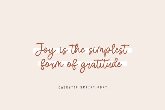 Calestine Font - Preview 2