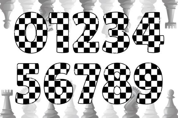 Checkerboard Font - Preview 2