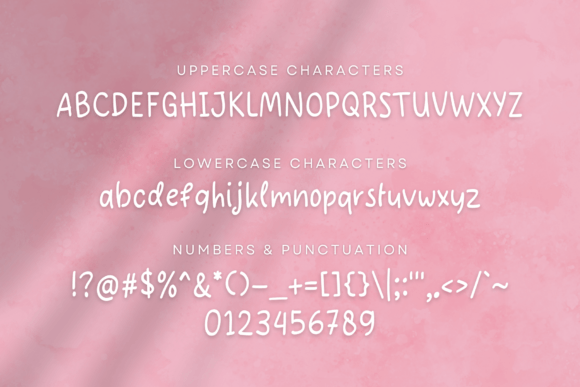 Cute Bubble Font - Preview 1