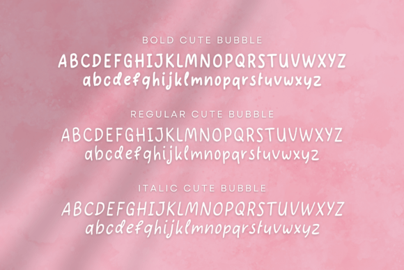 Cute Bubble Font - Preview 2
