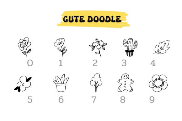 Cute Doodle Font - Preview 3