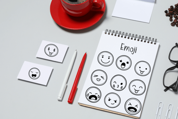 Emoji Font PNG with transparent background - Preview 6