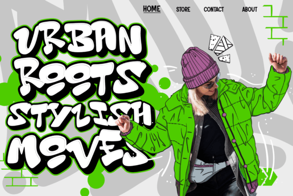 Endless Fusion Font PNG with transparent background - Preview 3