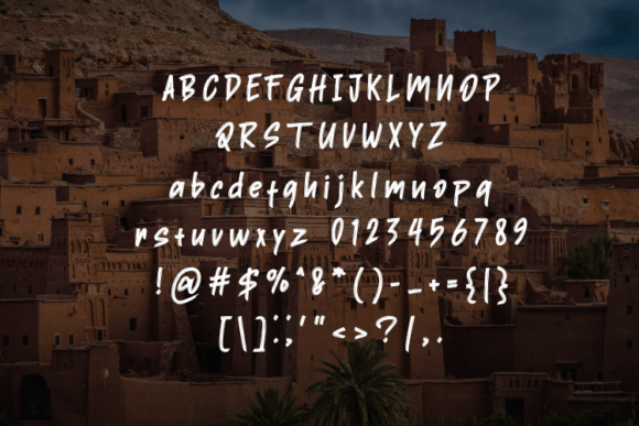 Gafar Font - Preview 1