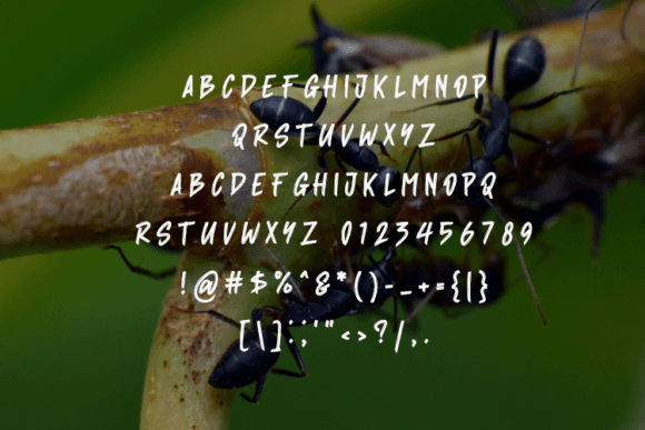 Gufron Font PNG with transparent background - Preview 1