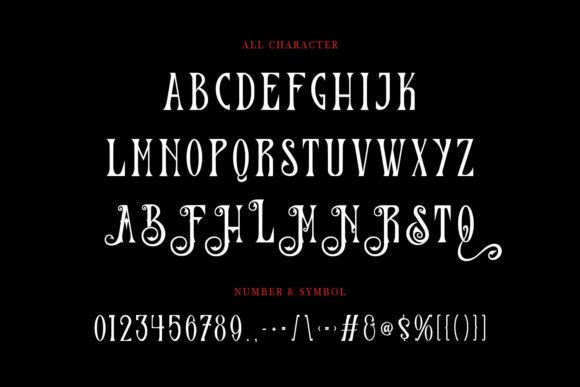 Hallest Font PNG with transparent background - Preview 6
