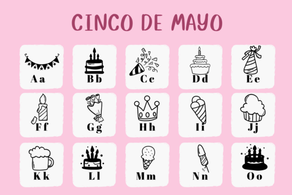 Happy Birthday Font - Preview 1