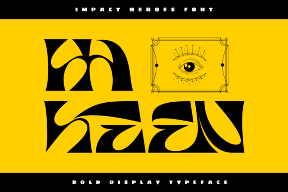 Impact Heroes Font - Preview 1