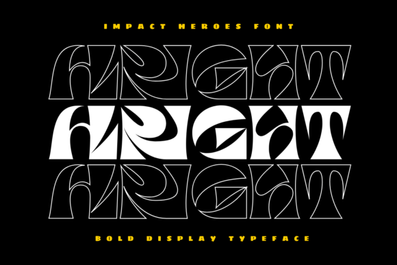 Impact Heroes Font - Preview 5