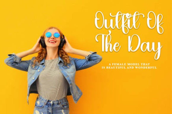 Light Night Font PNG with transparent background - Preview 2