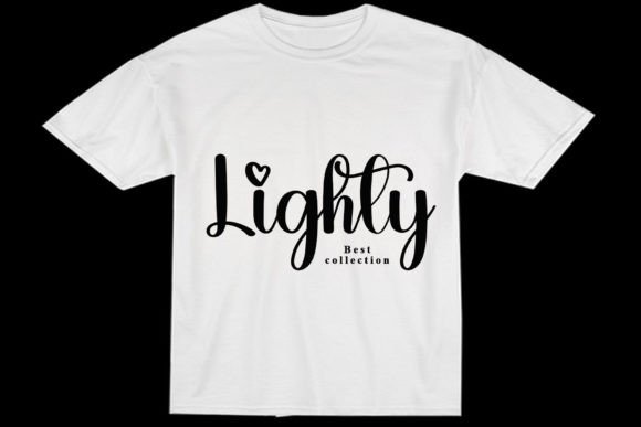 Light Night Font PNG with transparent background - Preview 3