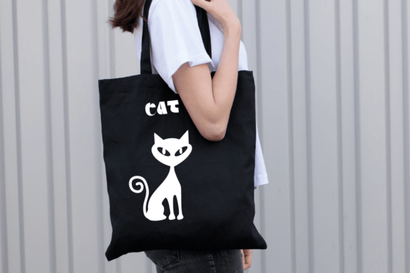 Mystical Cat Font PNG with transparent background - Preview 5