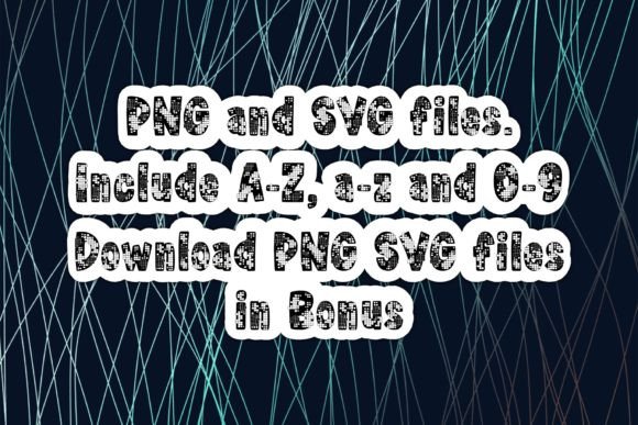 Pixel Font PNG with transparent background - Preview 3