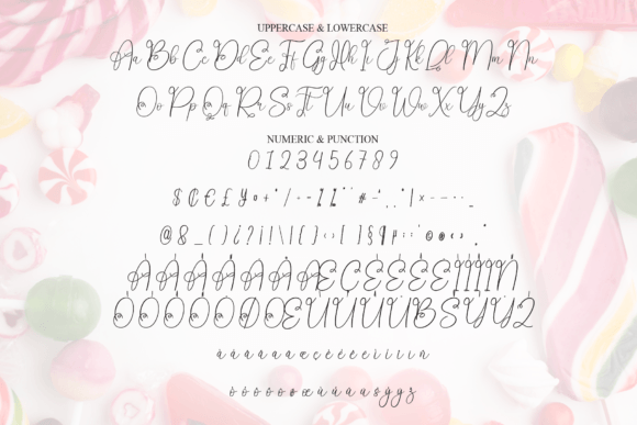 Rasty Sweety Font PNG with transparent background - Preview 6