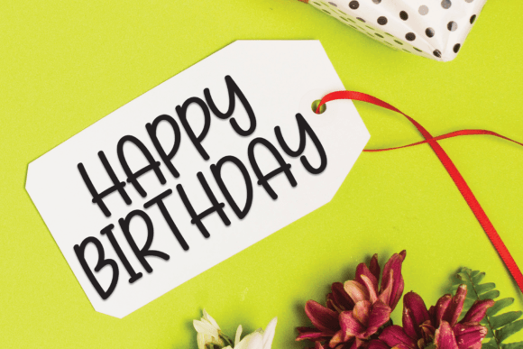 Simple Aromatic Font PNG with transparent background - Preview 3