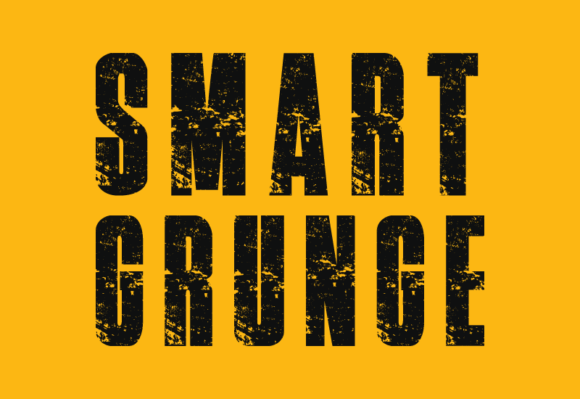 Smart Grunge Font PNG with transparent background - Preview 2