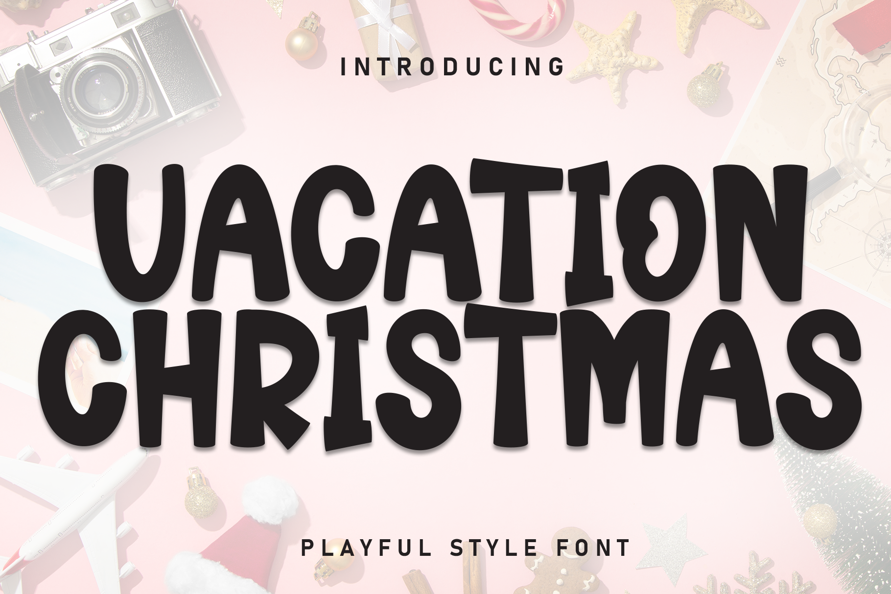 Vacation Christmas Font - photo 1