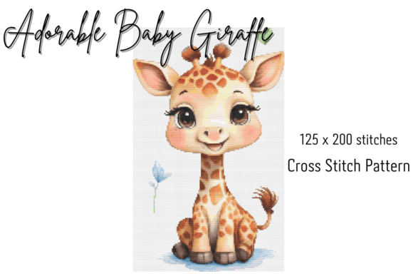 Adorable Giraffe Cross Stitch Pattern