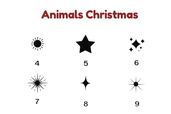 Animals Christmas Font - Preview 3