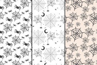 Black Halloween Seamless Digital Papers Graphic by AsiaArtGallery ...