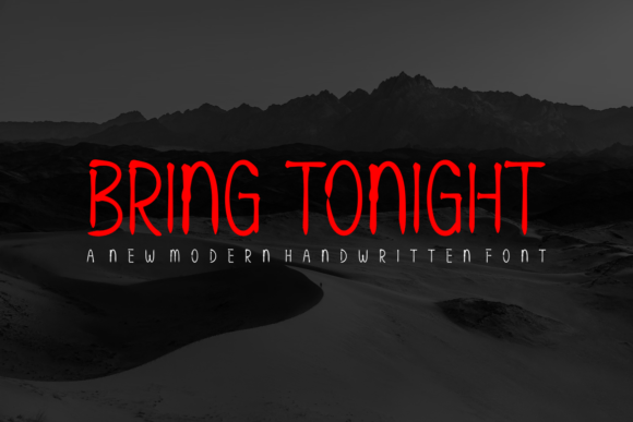 Bring Tonight Font - Preview 1
