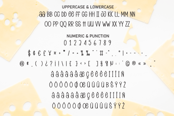 Cheese Font - Preview 6