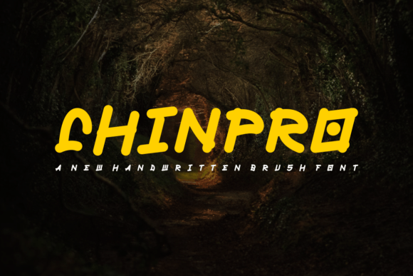 Chinpro Font PNG with transparent background - Preview 2