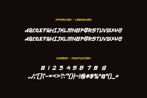 Chinpro Font PNG with transparent background - Preview 3