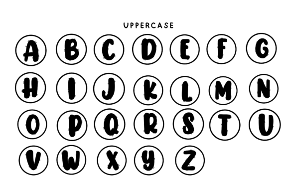 Circle Font - Preview 6