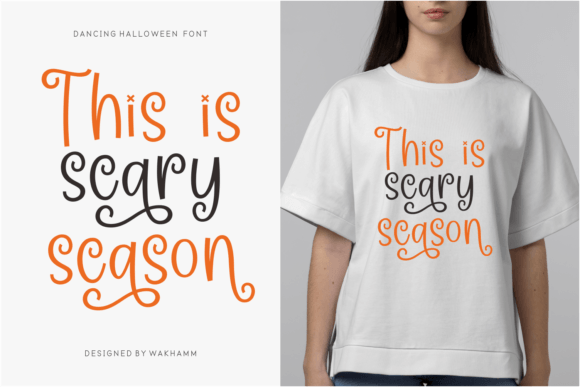 Dancing Halloween Font - Preview 2