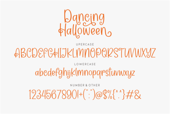 Dancing Halloween Font - Preview 3