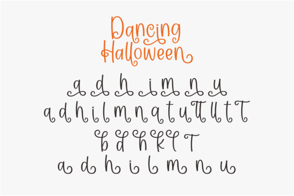 Dancing Halloween Font - Preview 5