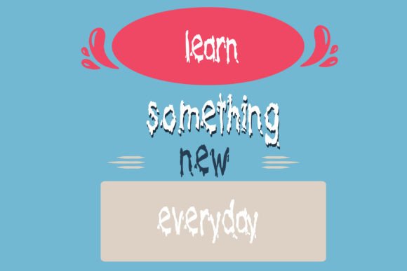 Drippy Paint Font - Preview 3