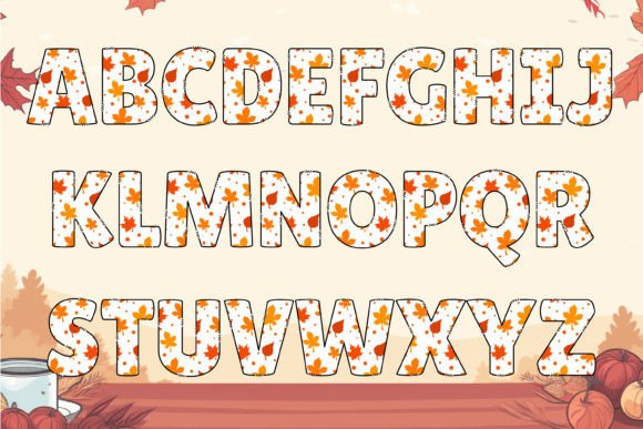 Fall Leaves Font - Preview 1
