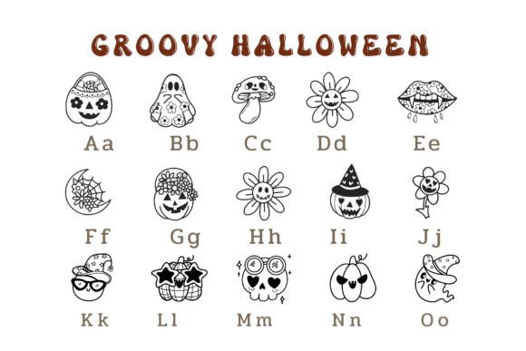 Groovy Halloween Font - Preview 1