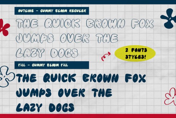 Gummy Bloom Font - Preview 2