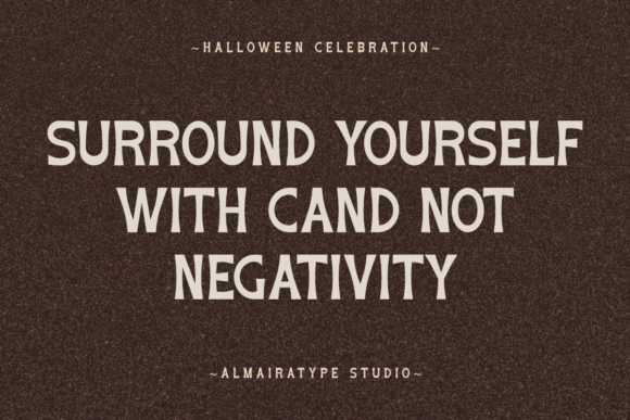 Halloween Celebration Font PNG with transparent background - Preview 3
