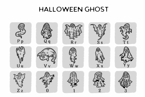 Halloween Ghost Font - Preview 2