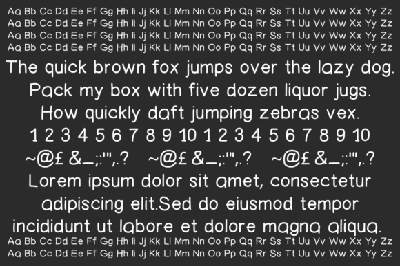 Hand Brush Blob Font - Preview 1