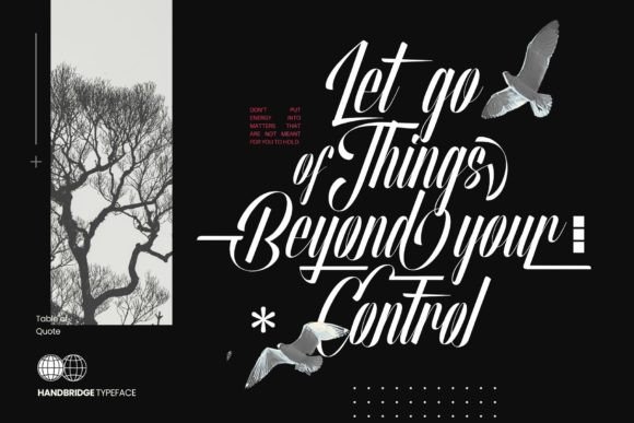 Handbridge Font - Preview 1