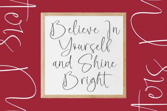 Hanters Maroon Font PNG with transparent background - Preview 5