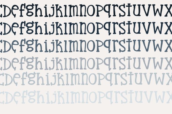Hollering Font PNG with transparent background - Preview 2