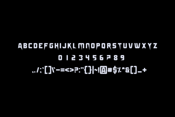 Kastink Font PNG with transparent background - Preview 3