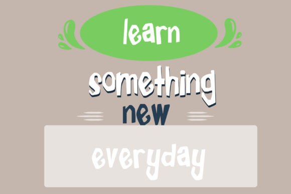 Kick It Font PNG with transparent background - Preview 3