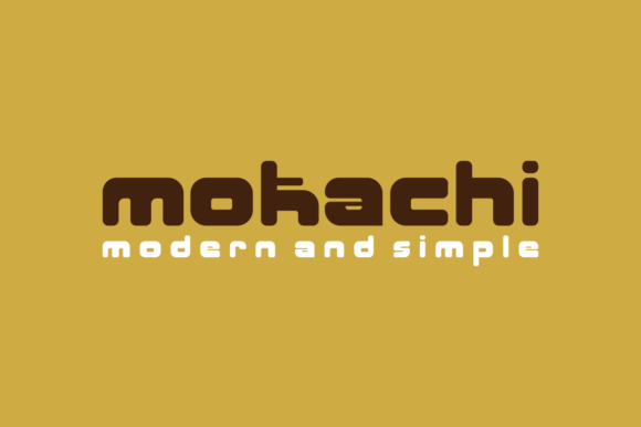 Mokachi Font PNG with transparent background - Preview 2