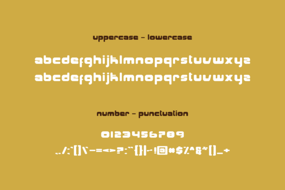 Mokachi Font PNG with transparent background - Preview 3